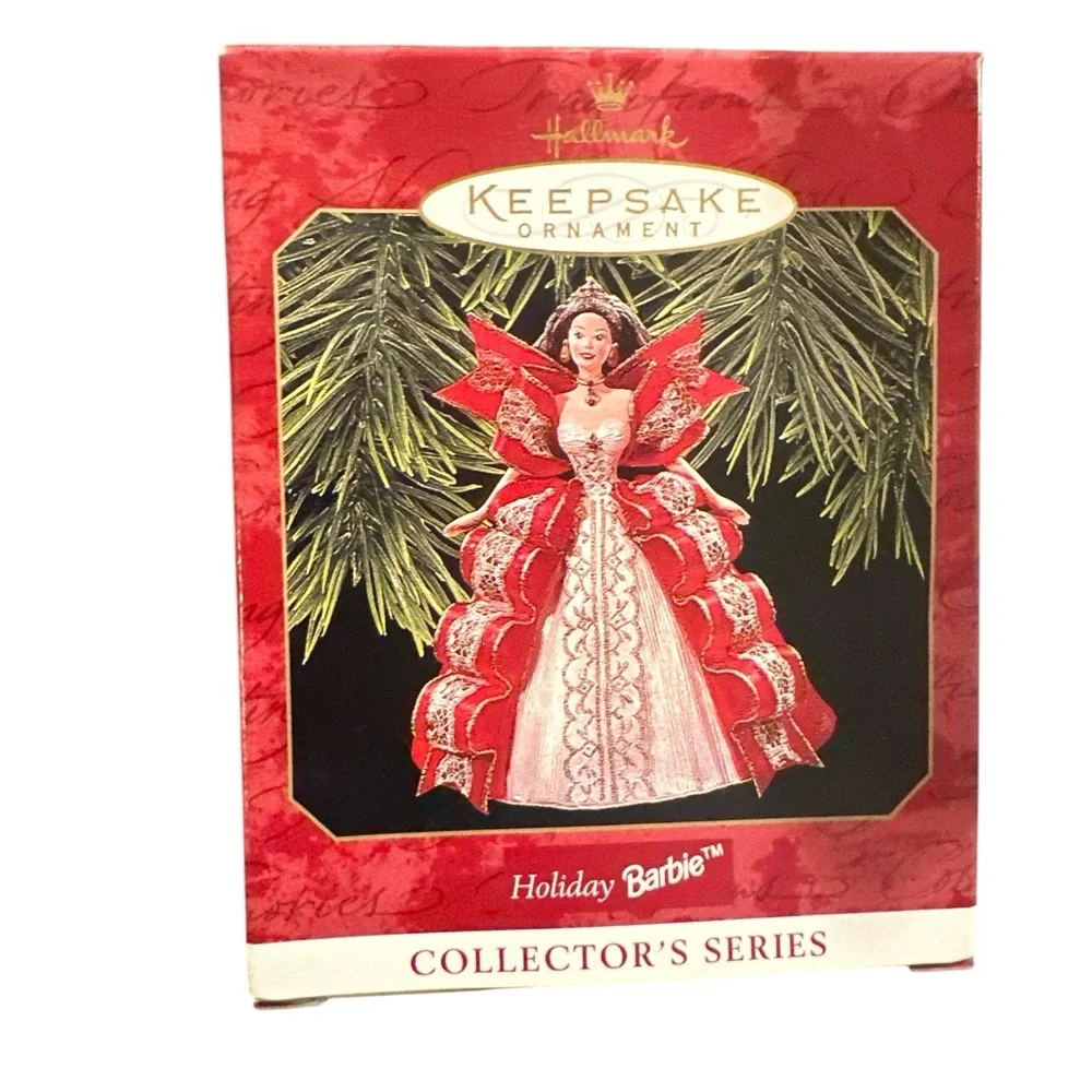 Assortment of Barbie ornaments
